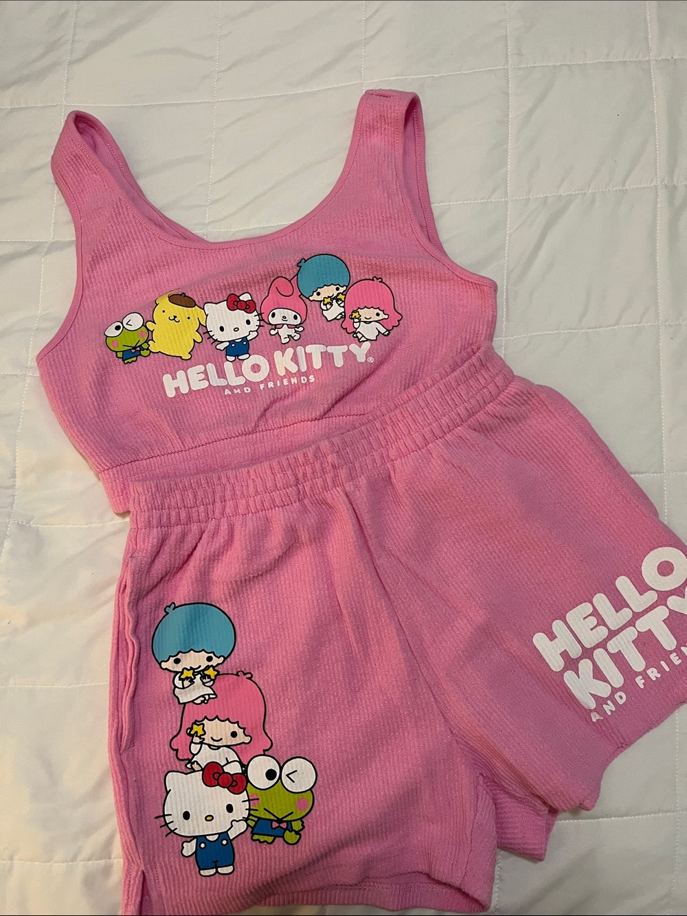 Hello Kitty Pink women’s ' Tank Top & Shorts Sleep Set